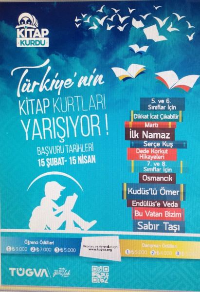 turkiye nin kitap kurtlari yarisiyor sayoren ilkokulu