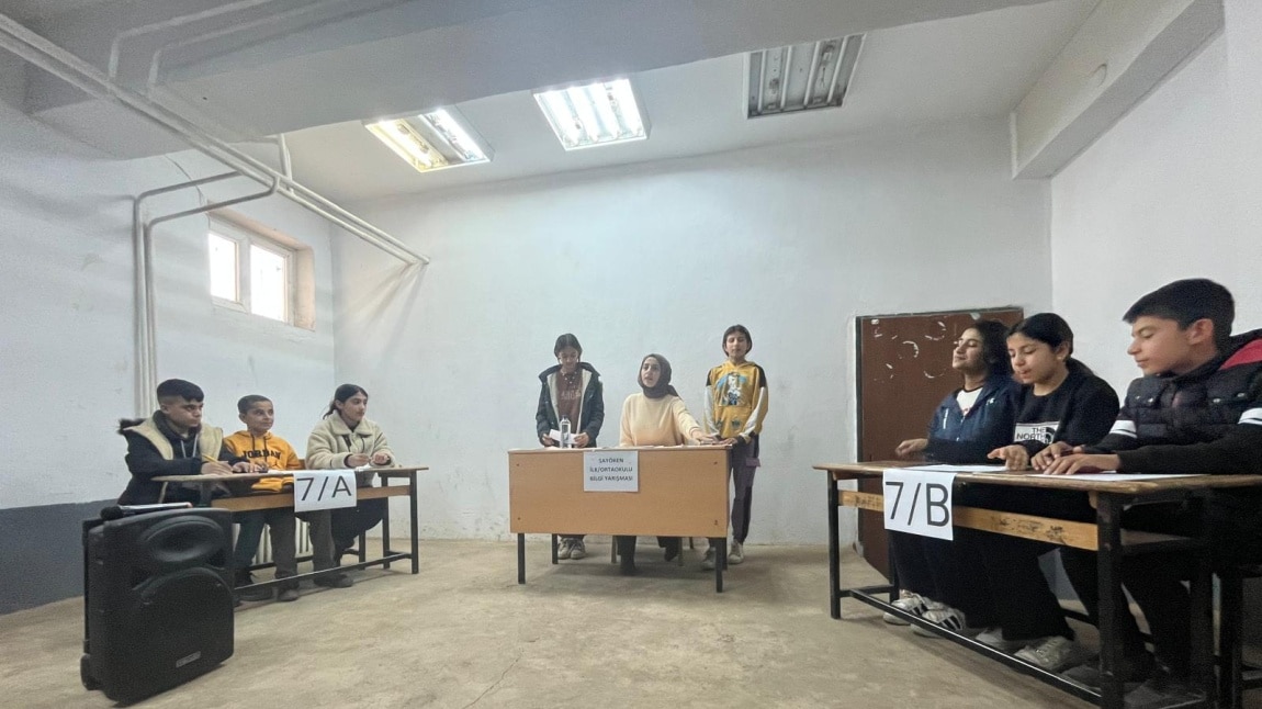 SAYÖREN ORTAOKULU BİLGİ YARIŞMASI
